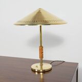 Vintage Modern Table Lamp in Brass by Bent Karlby for Lyfa, Denmark, 1956
