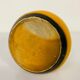 Ceramic art deco vase orange and ocher