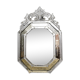 Venitien mirror with a pediment 94x138cm