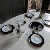 Verres à pied art déco