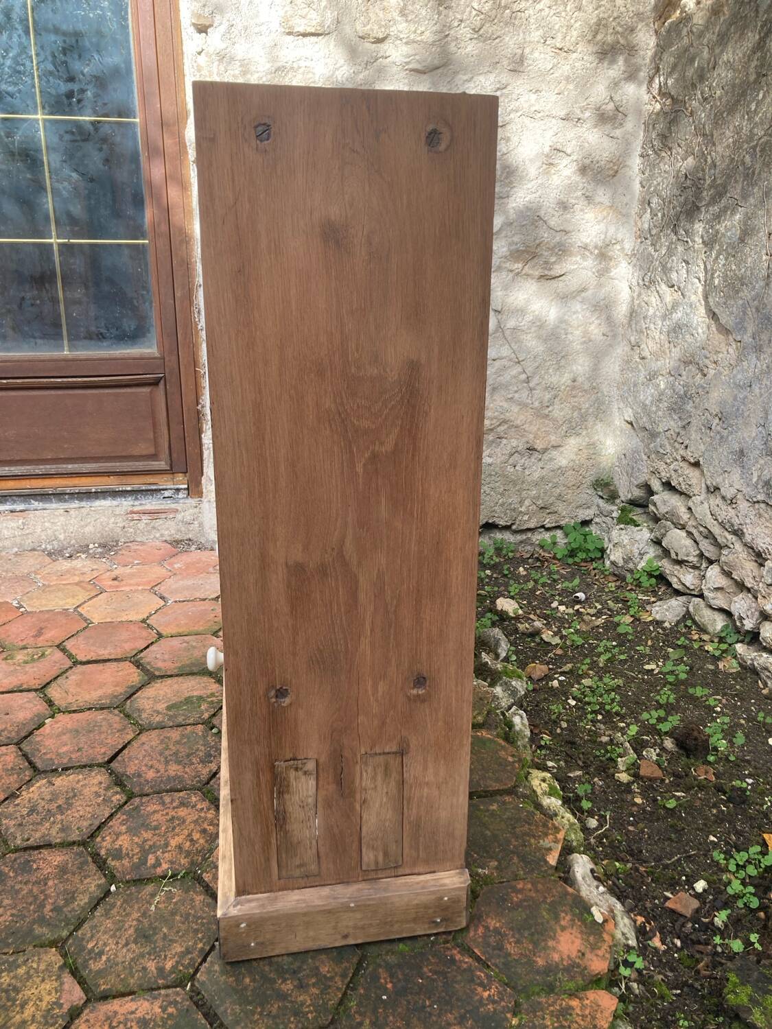Antique furniture - solid oak shelf