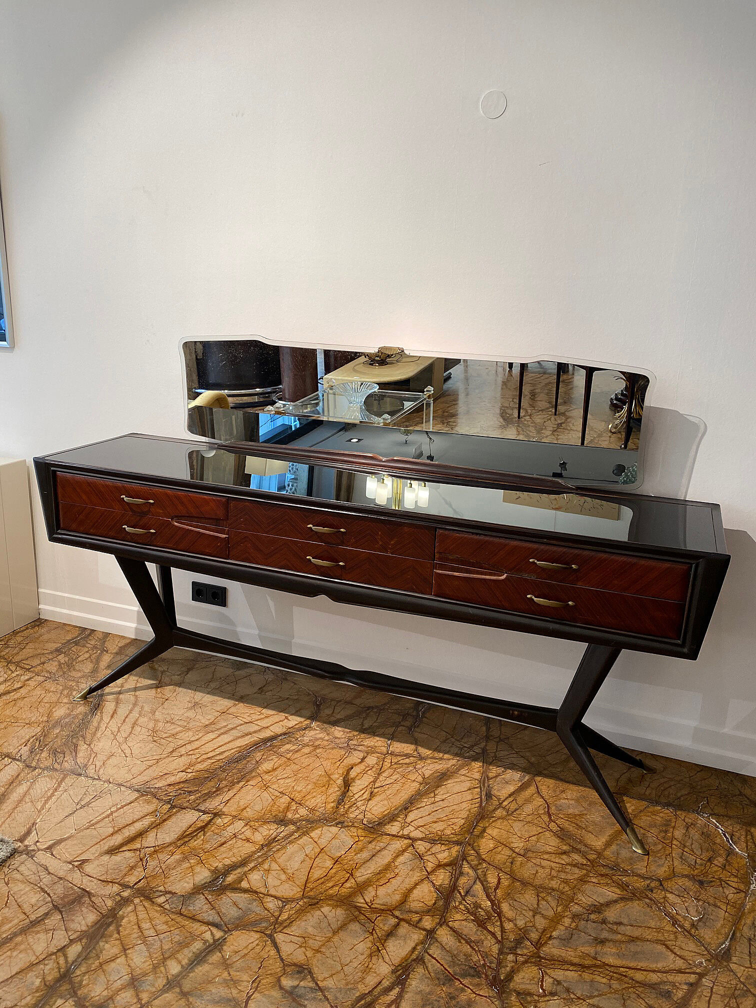 Italian Mid-Century Chest of Drawers with mirror