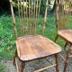 Set of 4 Windsor chairs in solid beech