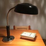 Black with chrome metal lamp, 60s