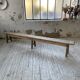 Banc en pin et chêne XL 280 cm