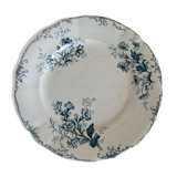 Old round serving dish – Weigela model by Boch Frères Keramis – Pattern