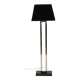 Lampadaire design Eichholtz Arlington en acier inoxydable avec base en granit 152 cm