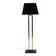 Lampadaire design Eichholtz Arlington en acier inoxydable avec base en granit 152 cm