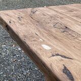 1930s monastery table in raw oak