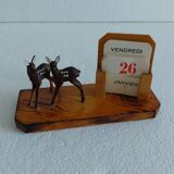 Ephemeride vintage en bois