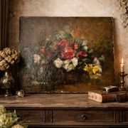 Old painting oil on canvas still life