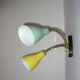Double wall lamp from the 50s