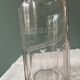 Old decanter nineteenth "Fine-Champagne" in blown glass