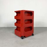 Boby Trolley rouge par Joe Colombo pour B-Line