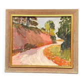 Original Danish Oil on Canvas – “Varm dag, Frankrike”  by Bente Bjerregaard