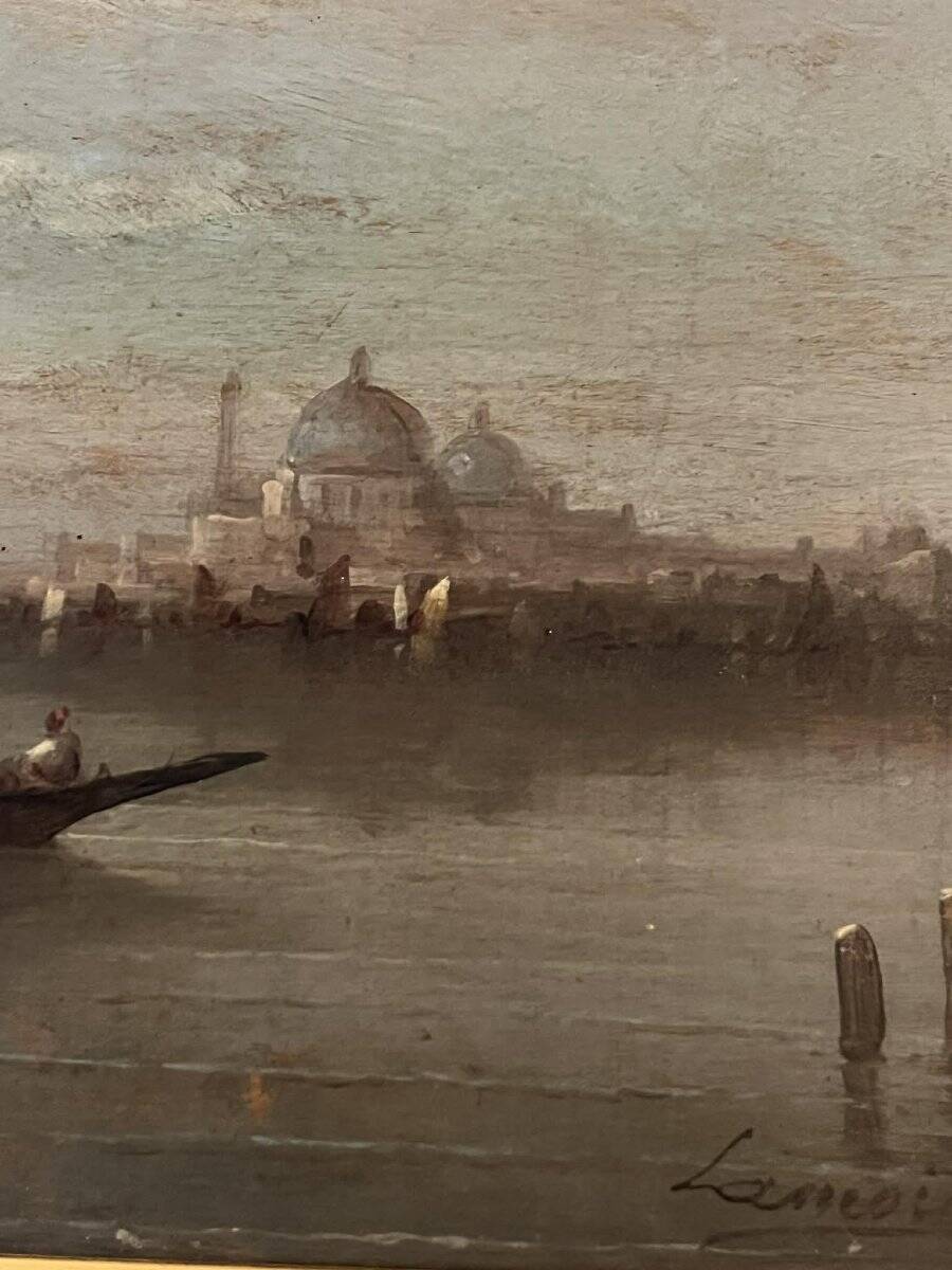 Lamois: oil on panel / view of Venice
