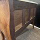 Curved marquetry commode – marble top