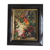 Oil on canvas: Bouquet of flowers