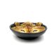 Mid-century lion ceramic plate / vide poche, Italy 1970s