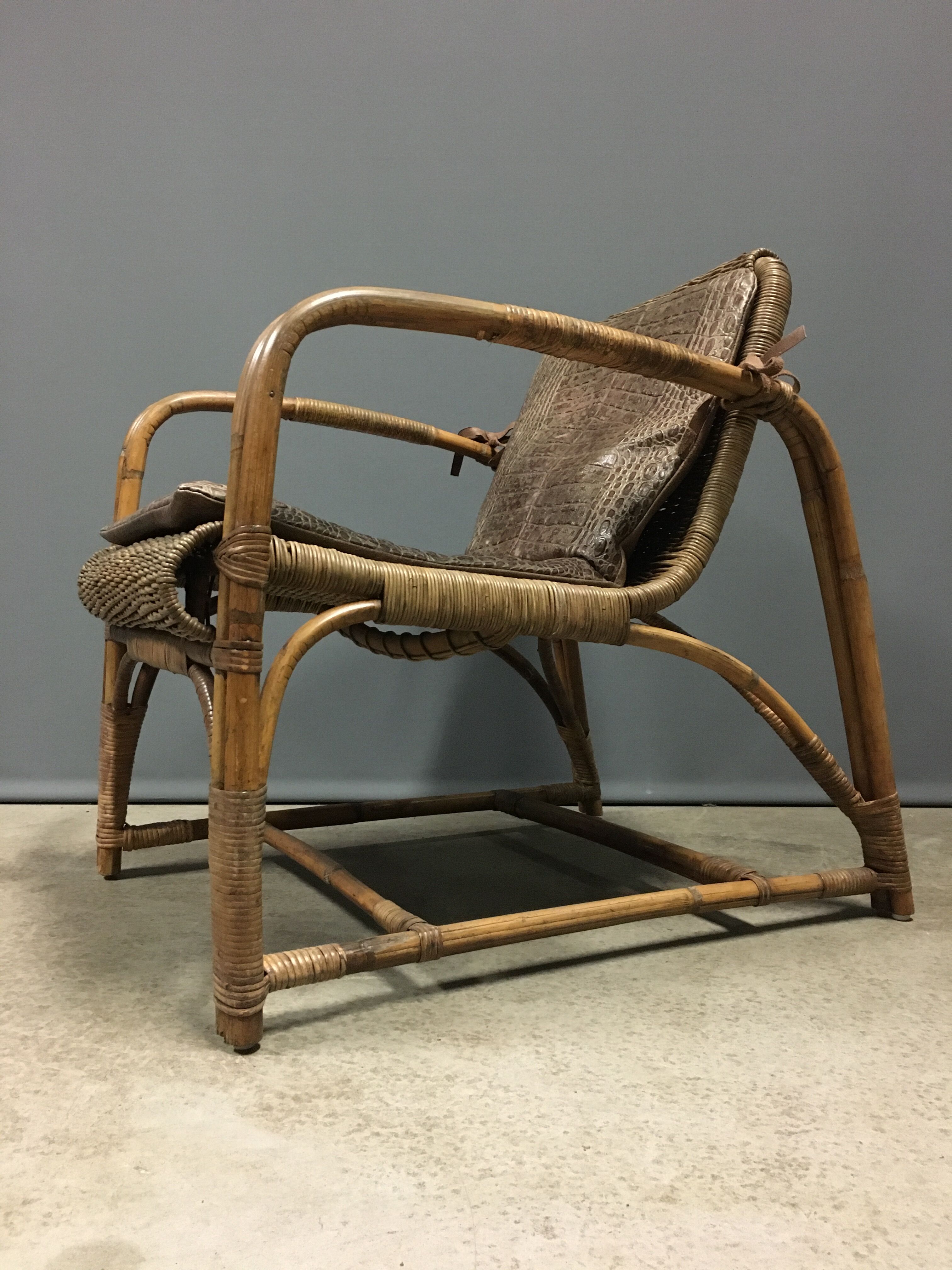 Rare Erich Dieckmann lounge chair 1930.