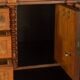Antique secretary desk from the 1880s, walnut, restored