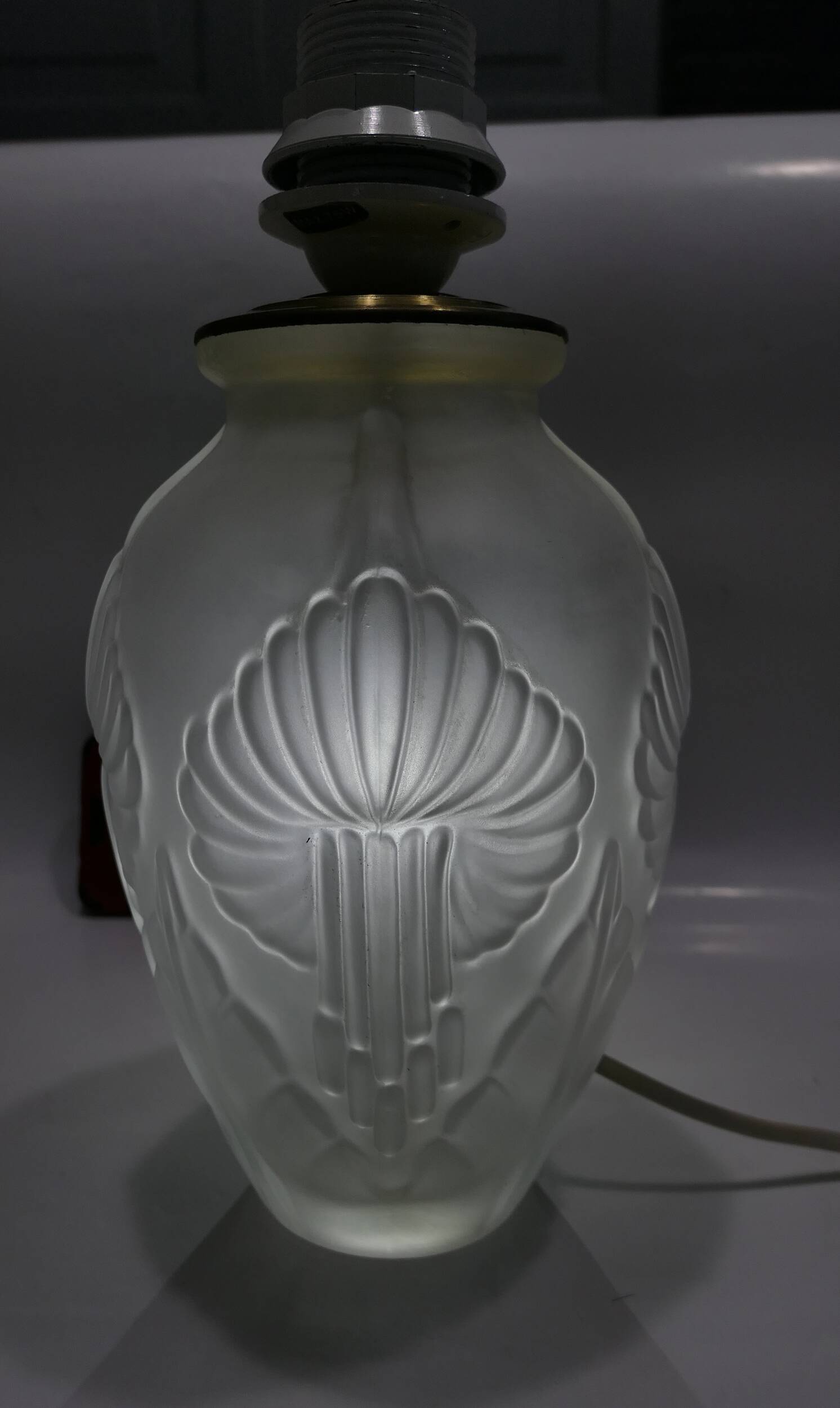Rare table lamp base Maison Le Dauphin 1960-70