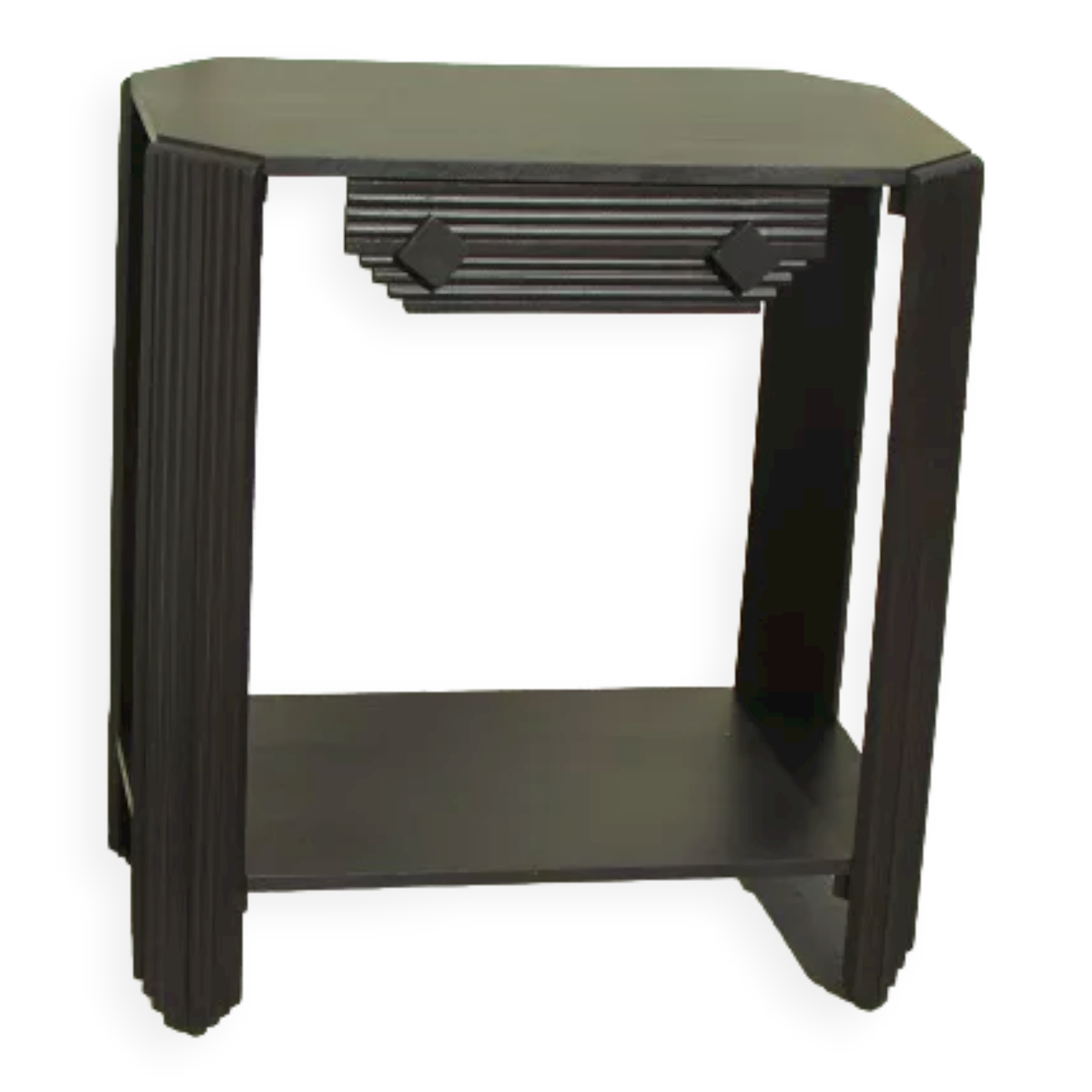 Pedestal table, art deco side table