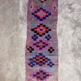 Colorful moroccan rug - 79 x 263 cm