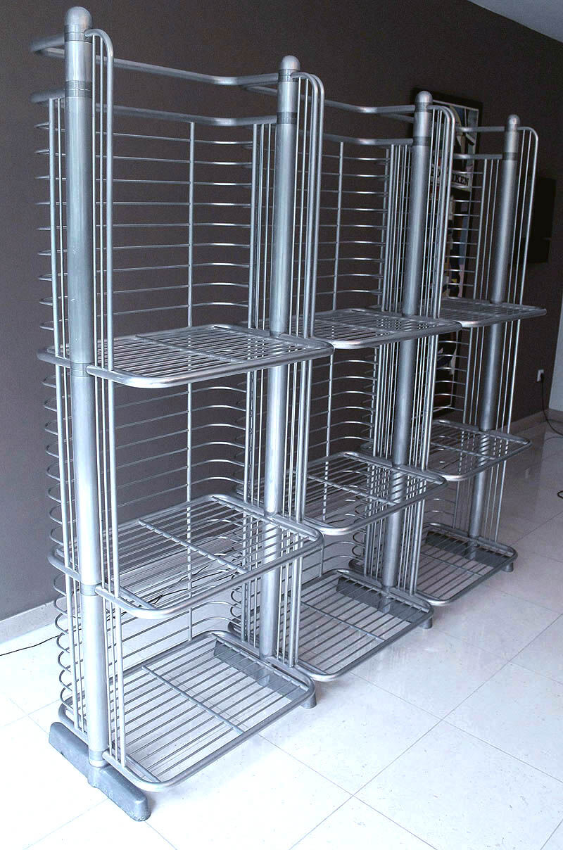 Industrial art deco vintage shelf, 40s