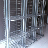 Industrial art deco vintage shelf, 40s