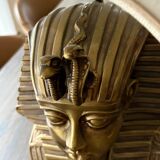 Pharaoh lamp 7 brass marble at Maison Jansen & Deknudt lighting