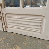 Pair of old haussmannian doors with bevelled mirrors