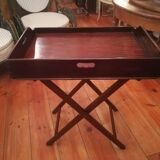 Mahogany butler folding table