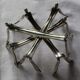 Lot of 4 silver metal knife holders "Christofle"