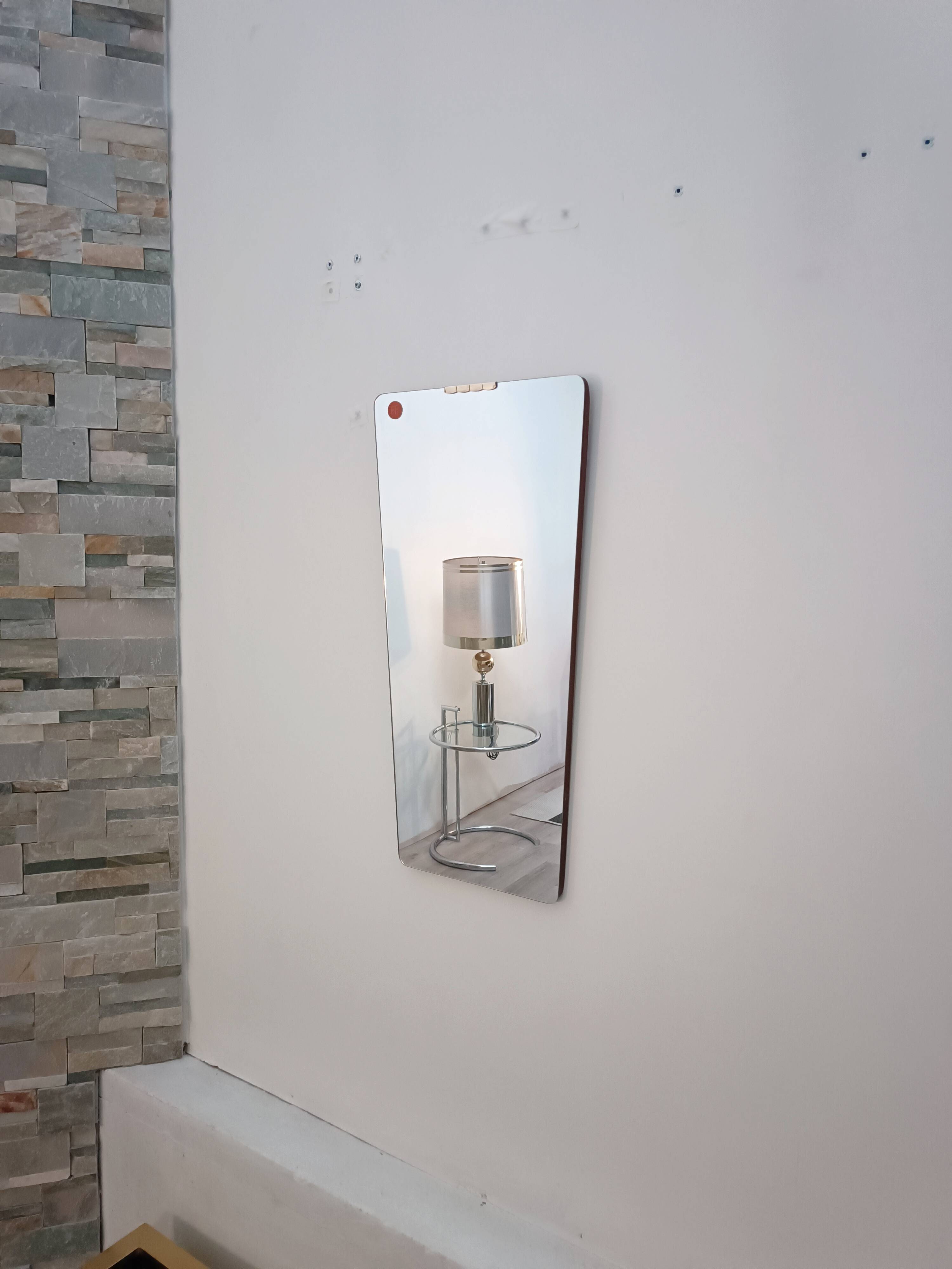 Trapezoidal mirror by Fratelli Fanzago 1960s