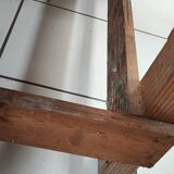 Vintage wooden workbench
