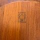Digsmed Denmark 1970 solid teak turntable