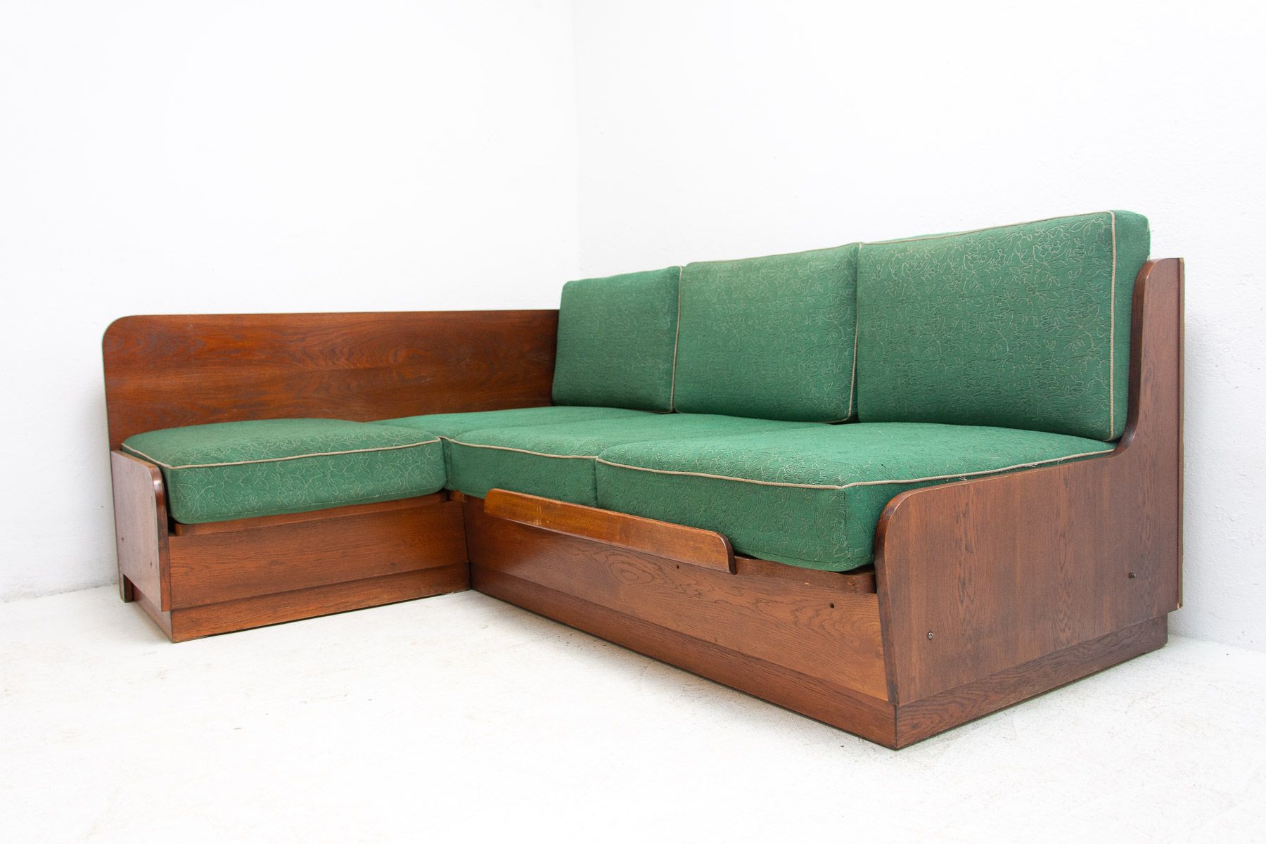 Mid Century Corner Folding Sofabed, 1960´s, Czechoslovakia