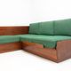 Mid Century Corner Folding Sofabed, 1960´s, Czechoslovakia