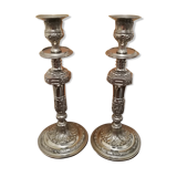 Pair of candlesticks in taste Louis XVl