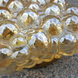 Ceiling square glass by Helena Tynell for Glashütte Limburg 60s