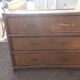 Rattan chest of drawers with 3 drawers