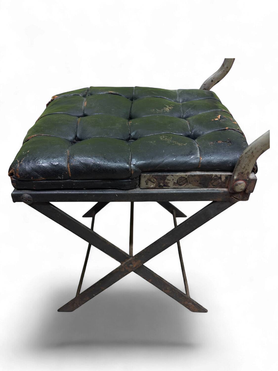 Chaise pliante vintage style industriel vers 1960
