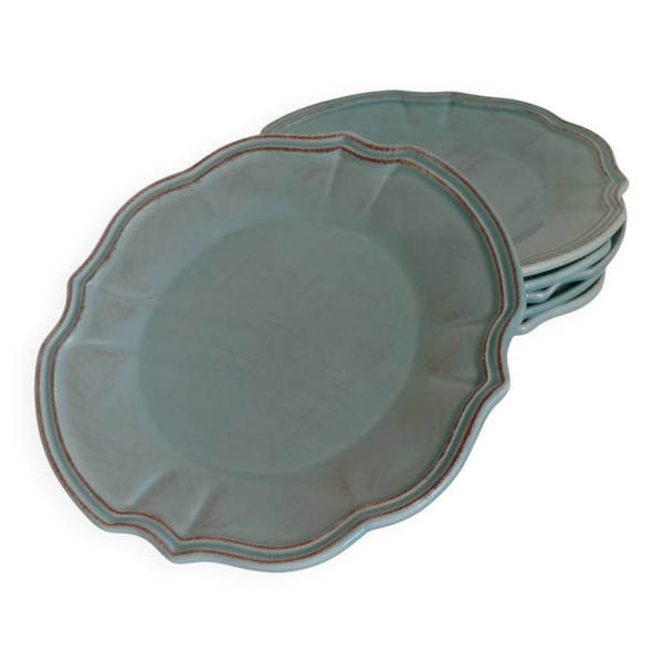 6 assiettes plates