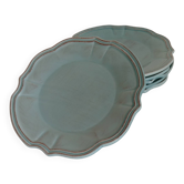 6 assiettes plates