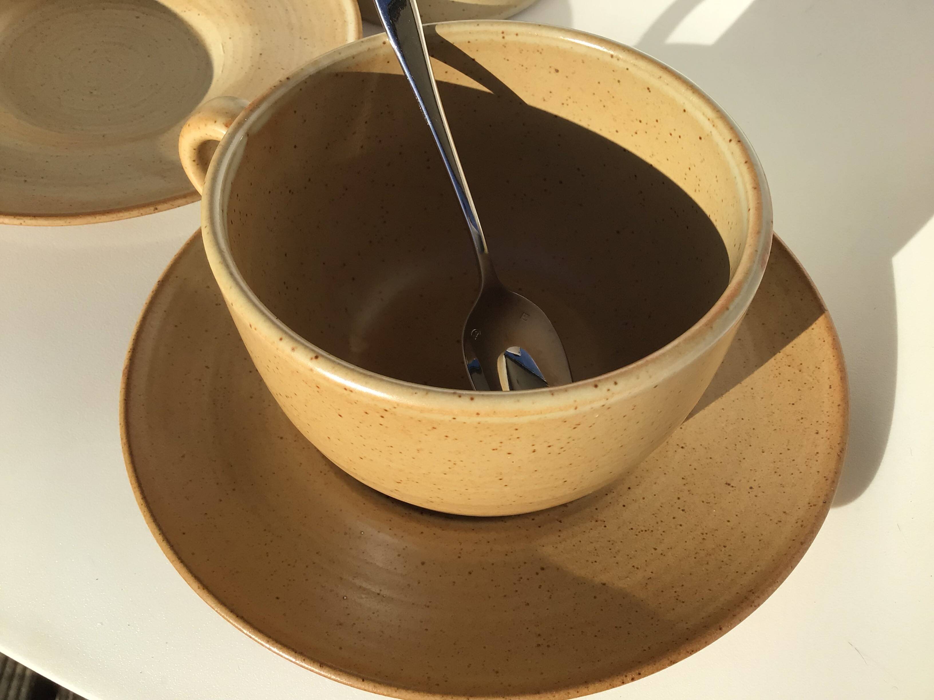 Pair of blond Grès Village lunches