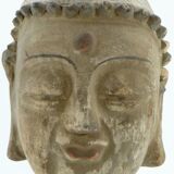 Buddha Head In Cooked Earth, Early 20th Century