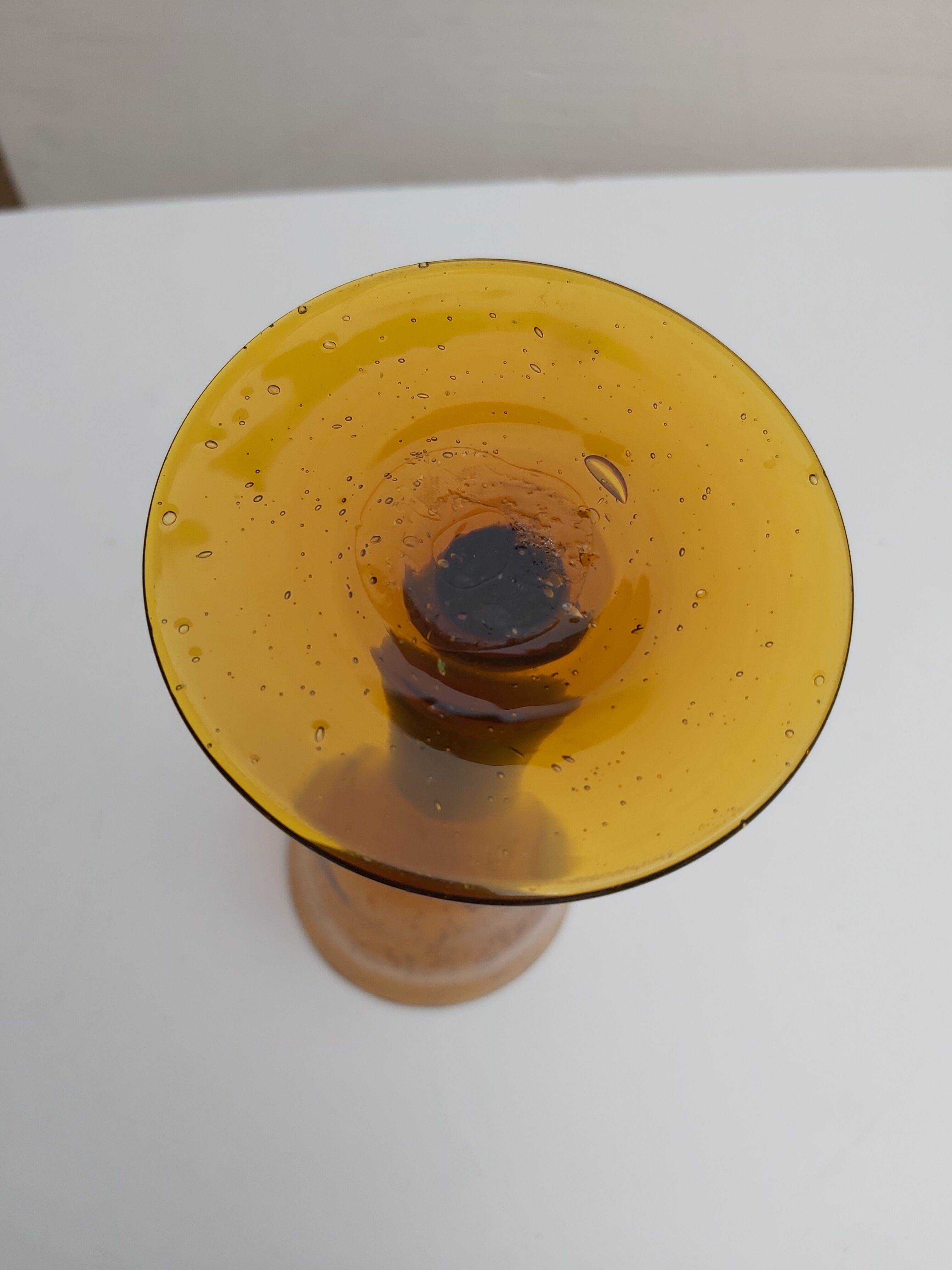 Large glass blown vase