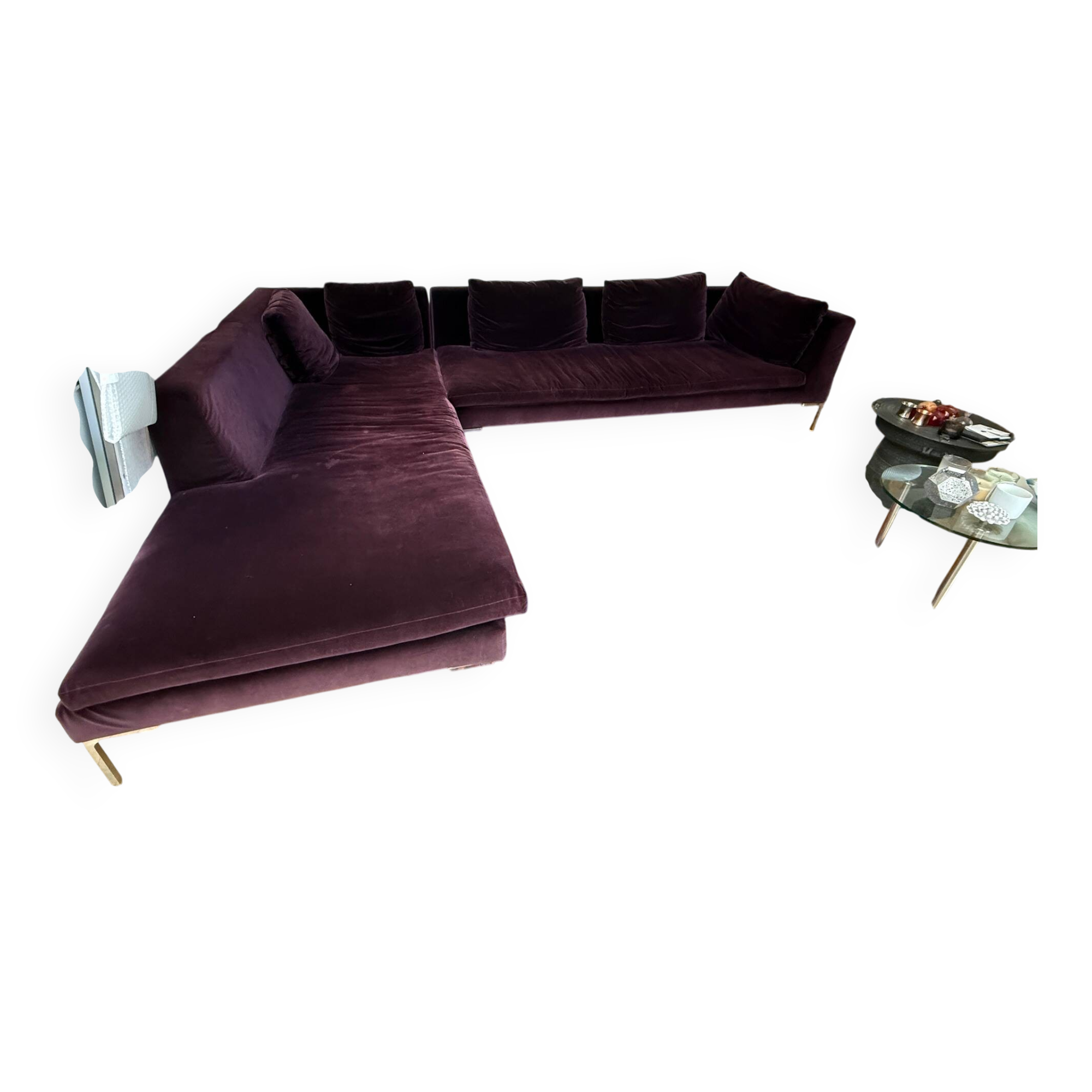 Charles sofa + chaise longue + BeB cushions
