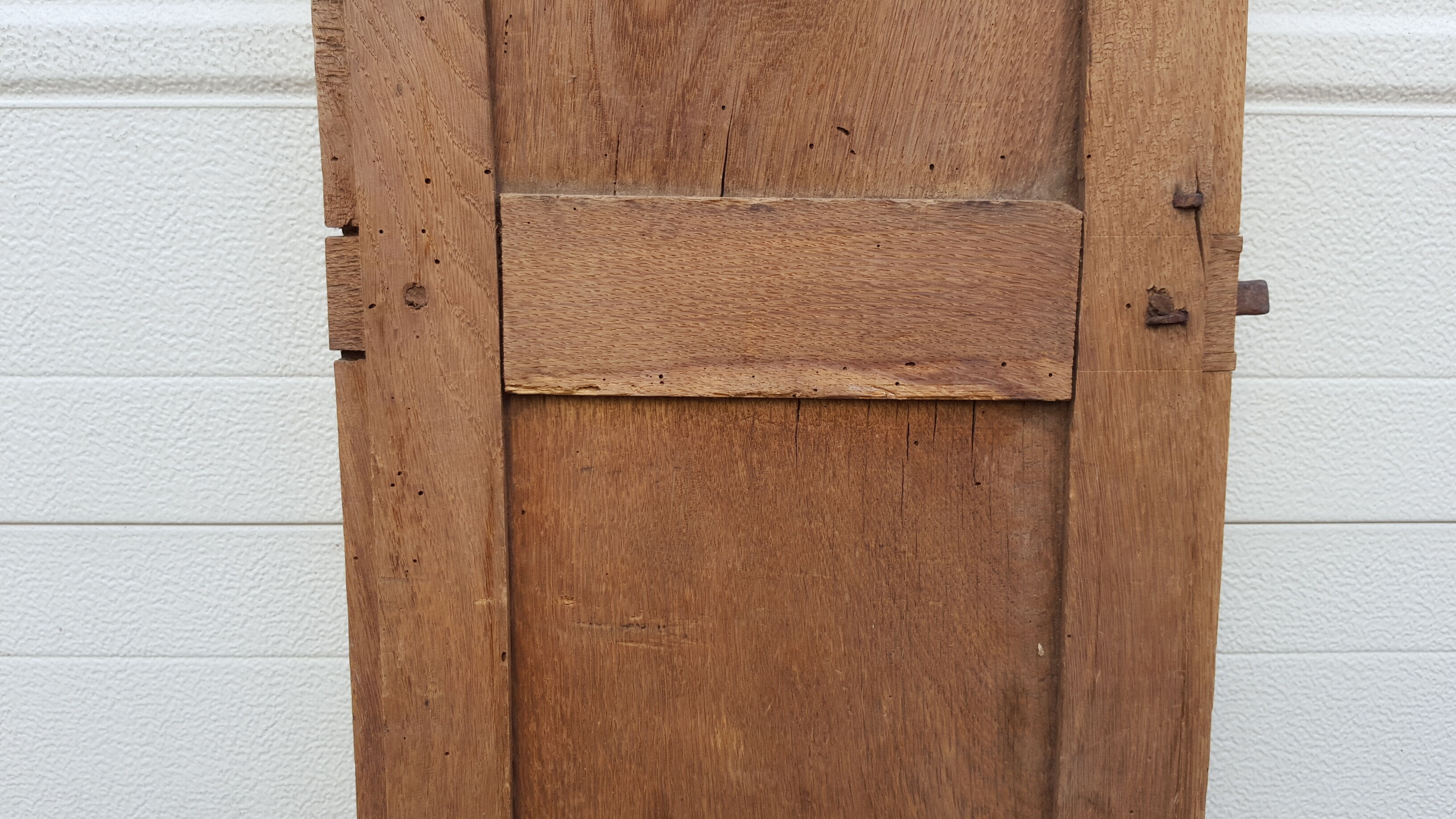 Ancient 18th century oak door patina mouldings